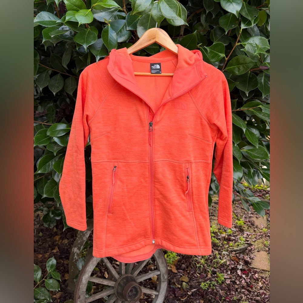 The North Face Vibrant Orange Zip-Up Jacket